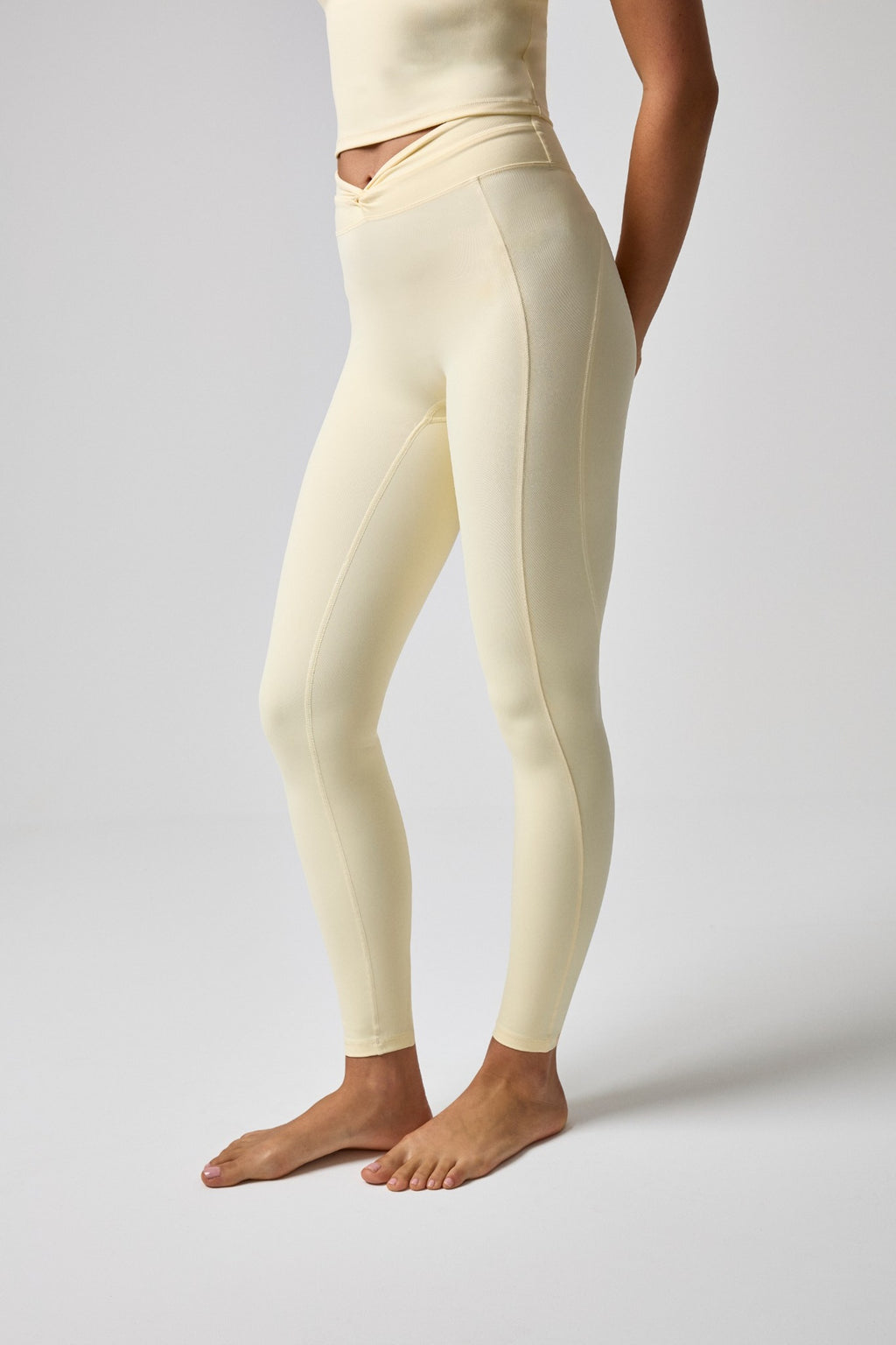Ada Leggings in Creamy Yellow, ÔNNE activewear