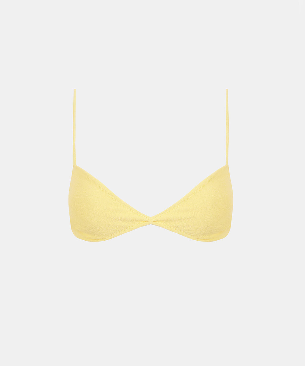 Calilla Top in Light Yellow, ÔNNE swimwear