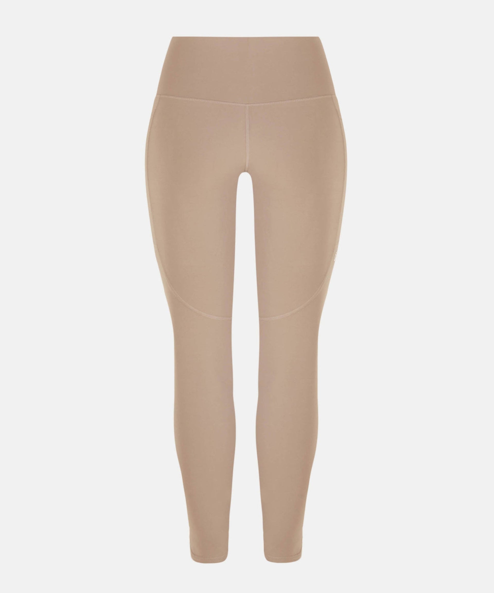 Bark Leggins in Sand Brown, back view, ÔNNE activewear