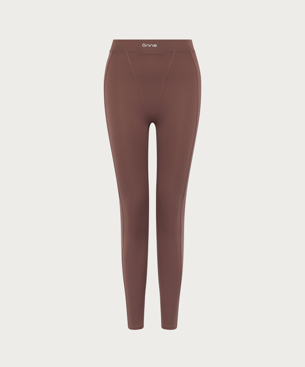 Lowen Leggings in Dark Brown, ÔNNE activewear