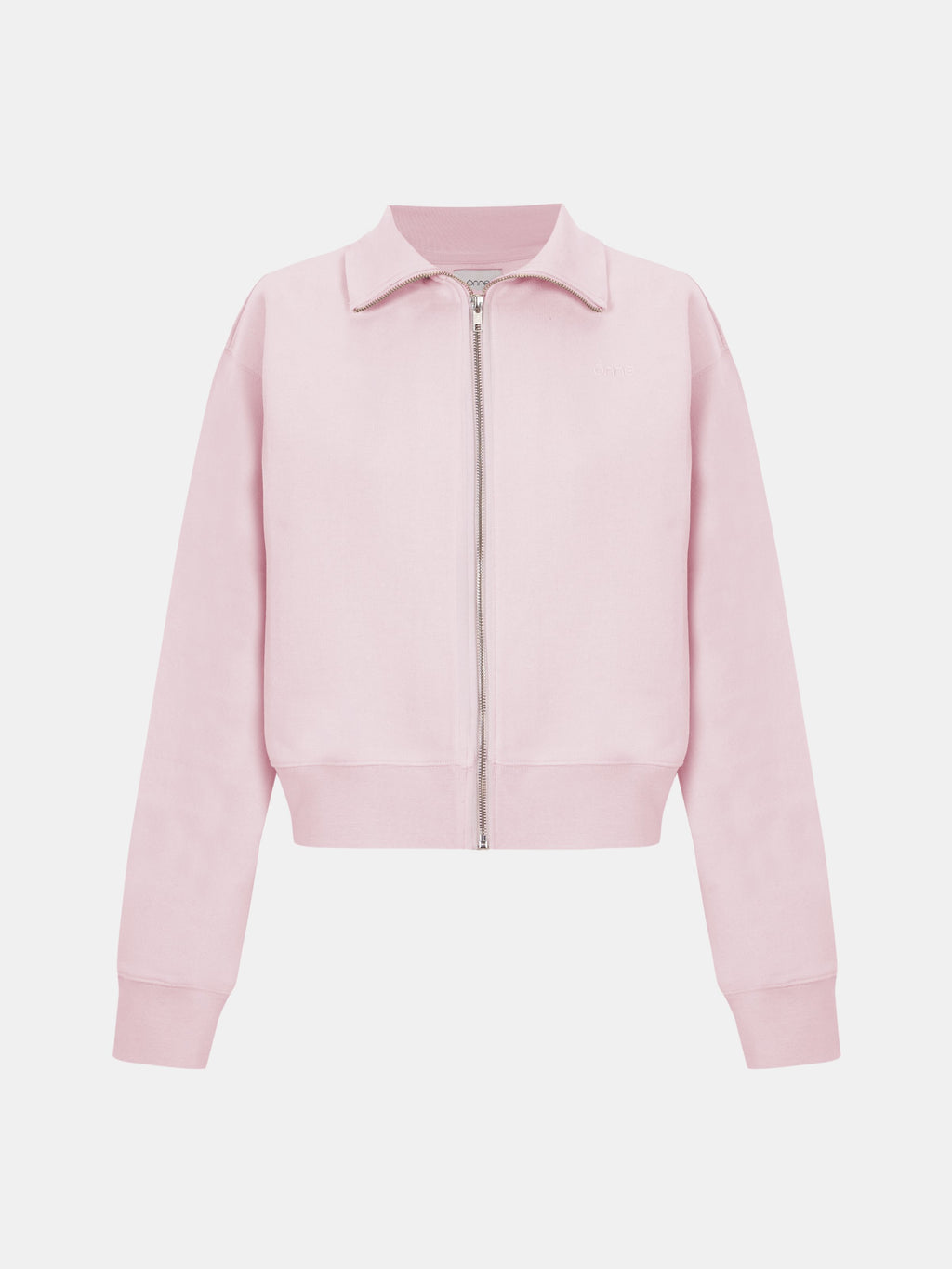 Alma Jacket in Light Pink, silhouette, front, ÔNNE activewear