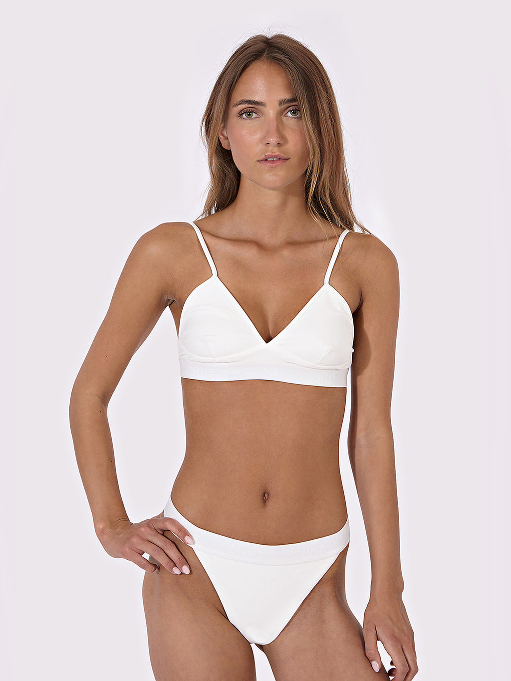 Beonne Top Plain in White, ÔNNE swimwear