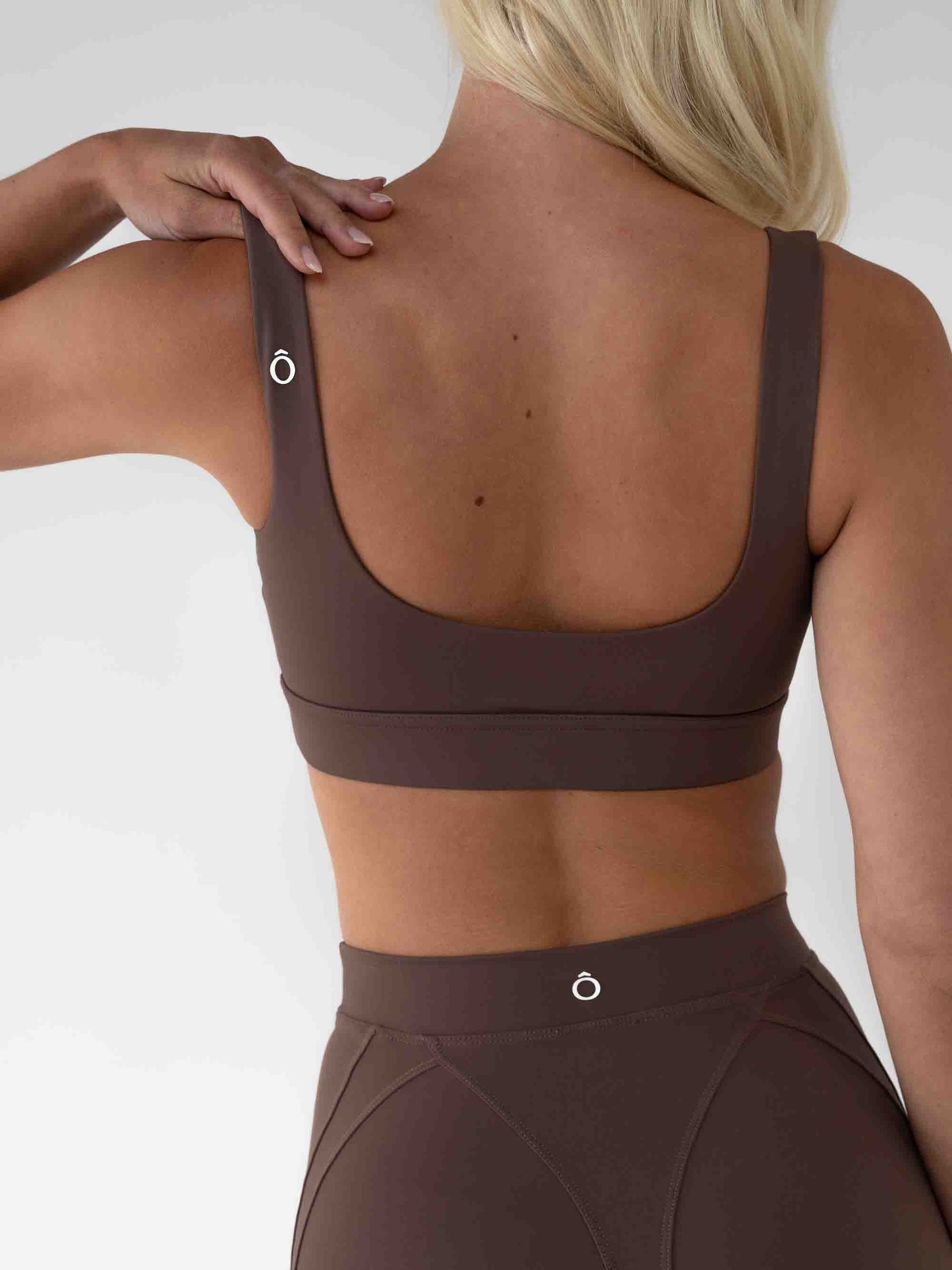 Bruna Top in Dark Brown, ÔNNE activewear