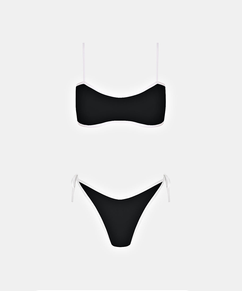 Luna Top in Black, ÔNNE swimwear