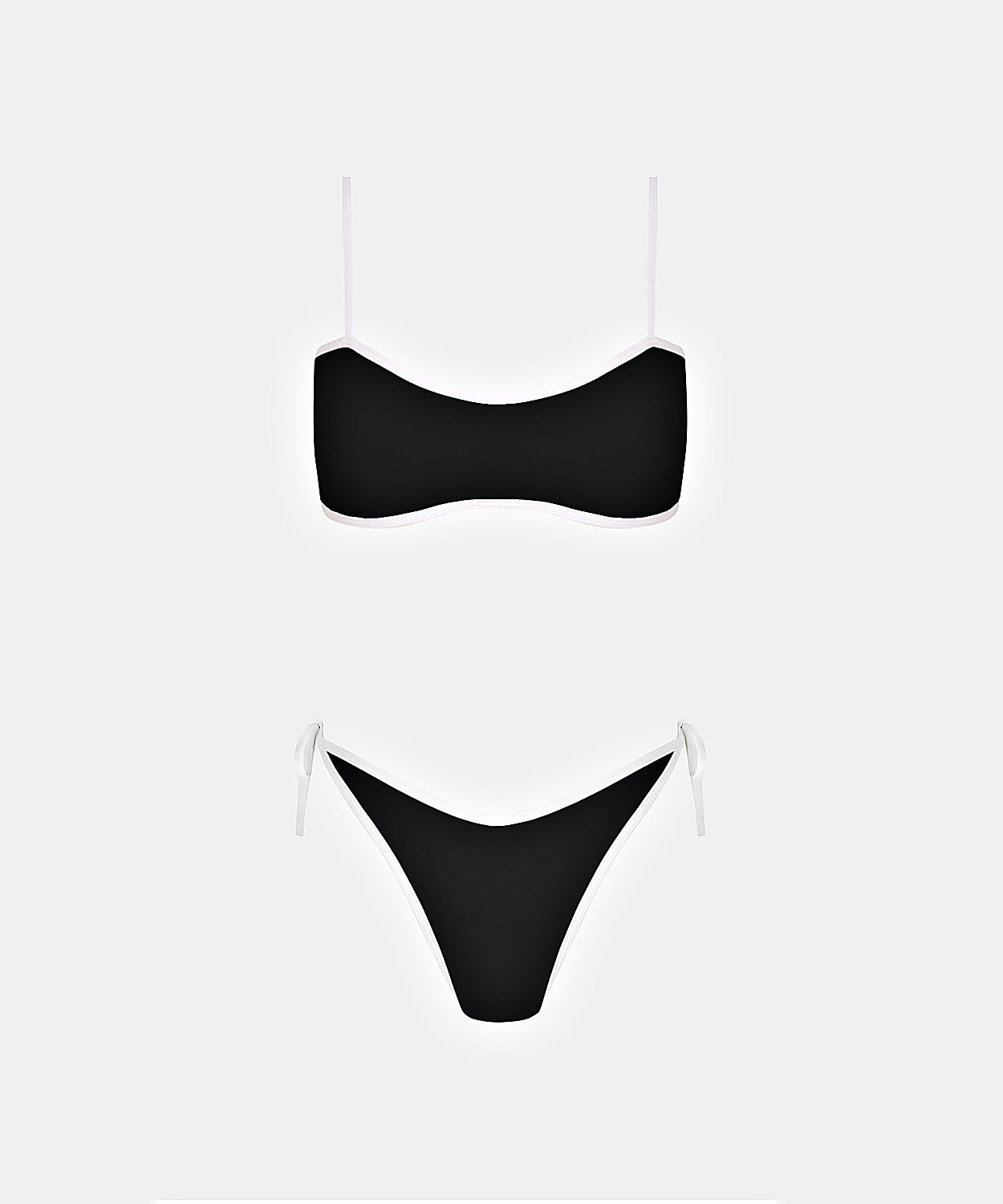 Luna Top in Black, ÔNNE swimwear