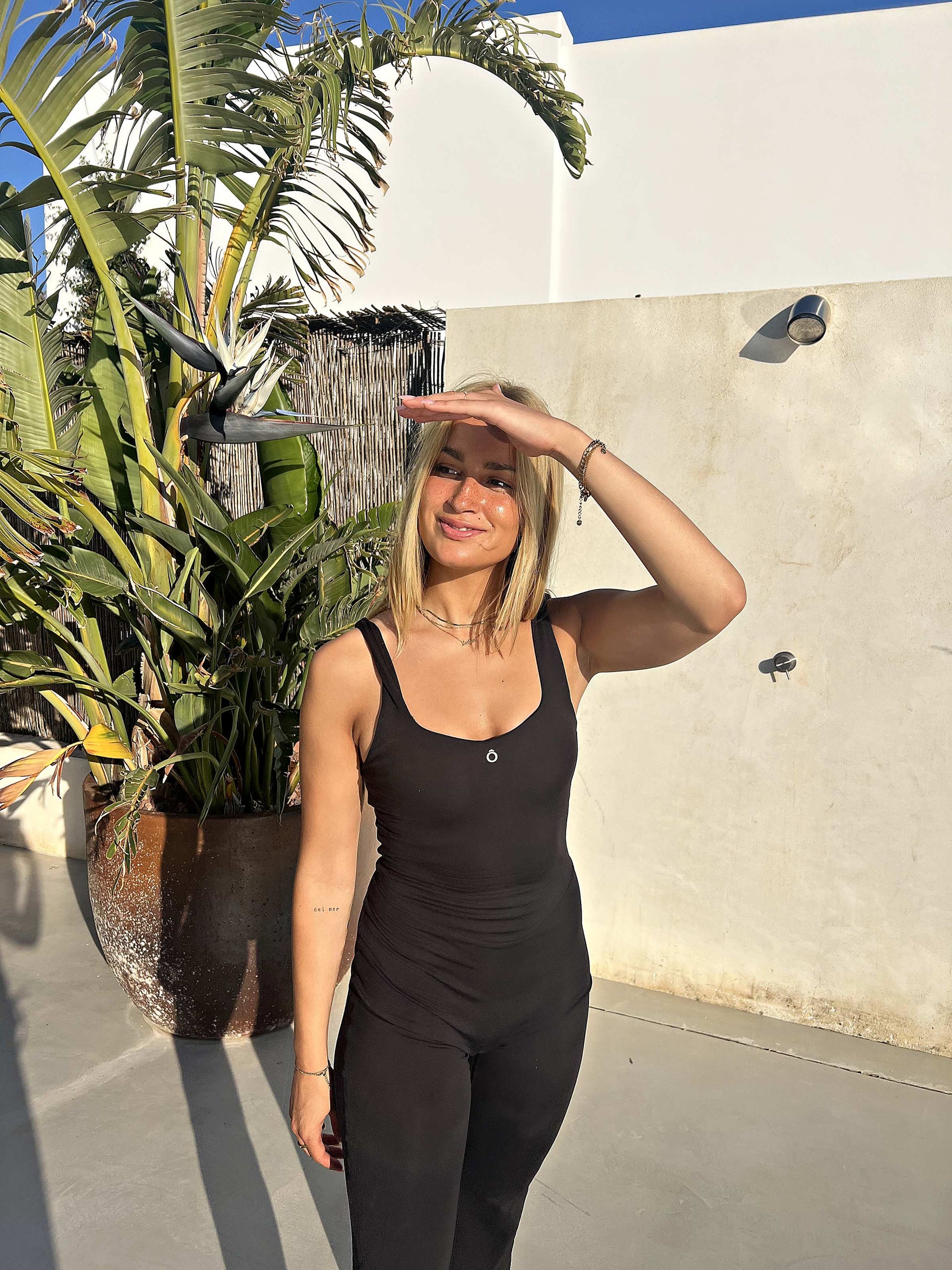Nali Jumpsuit in Black, lifestyle, ÔNNE activewear