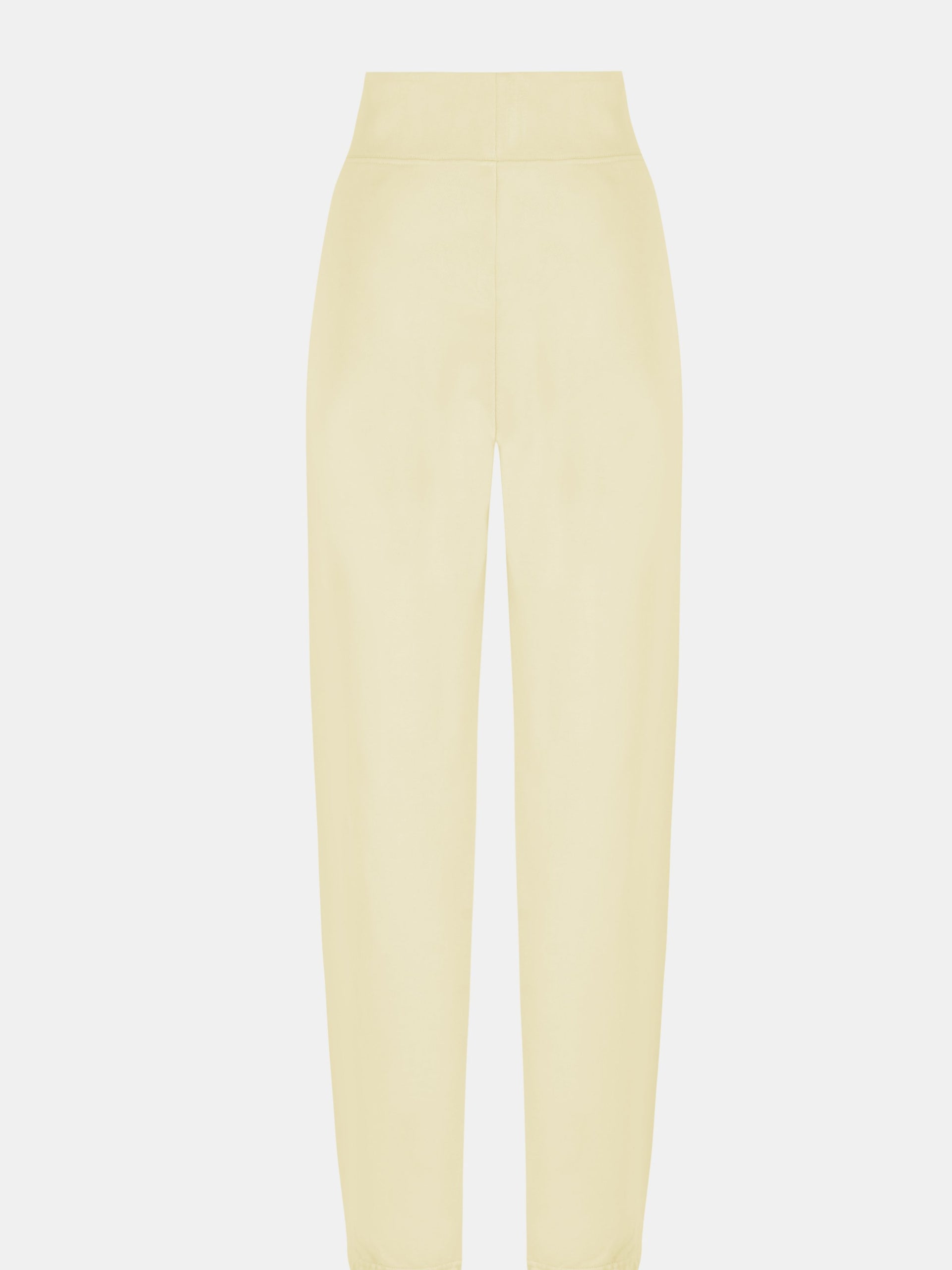 Nara Joggers in Creamy Yellow, silhouette, back, ÔNNE activewear