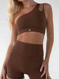 Nora Top in Birch Brown, ÔNNE activewear