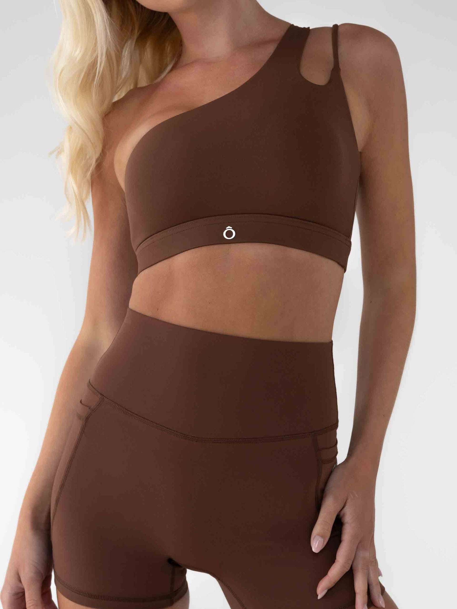 Nora Top in Birch Brown, ÔNNE activewear