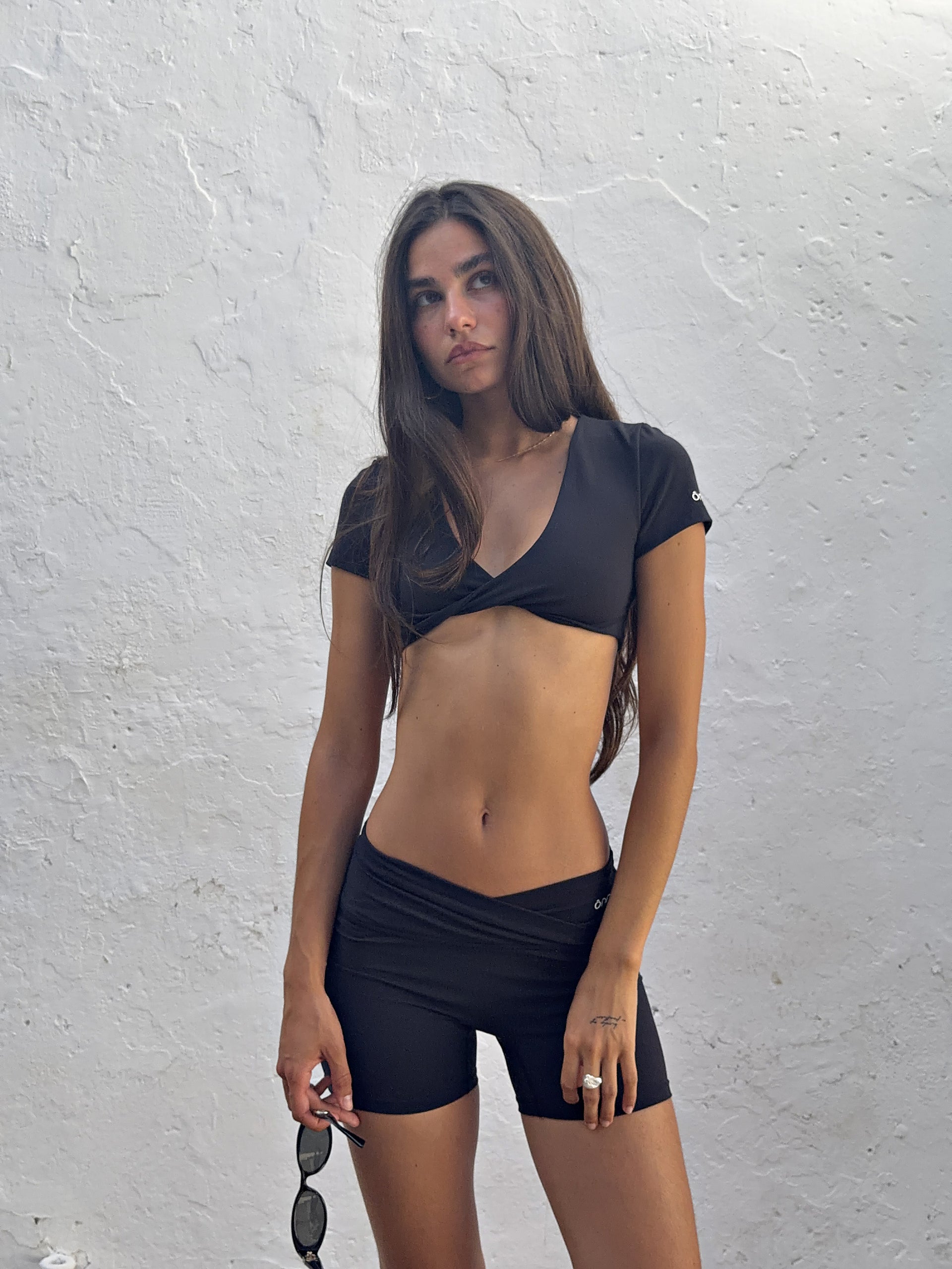 Camelia Top in Black, ÔNNE activewear