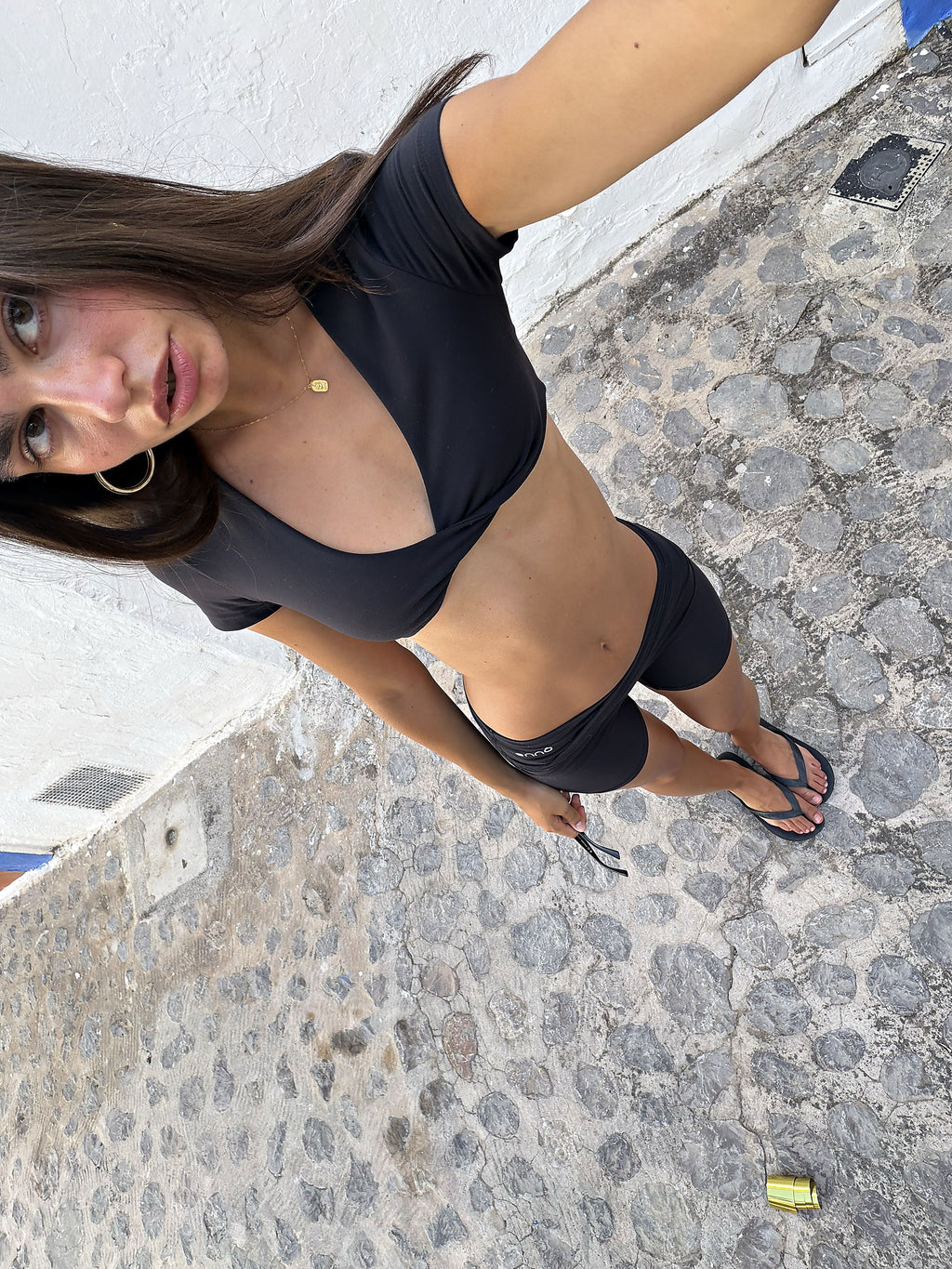 Camelia Top in Black, ÔNNE activewear