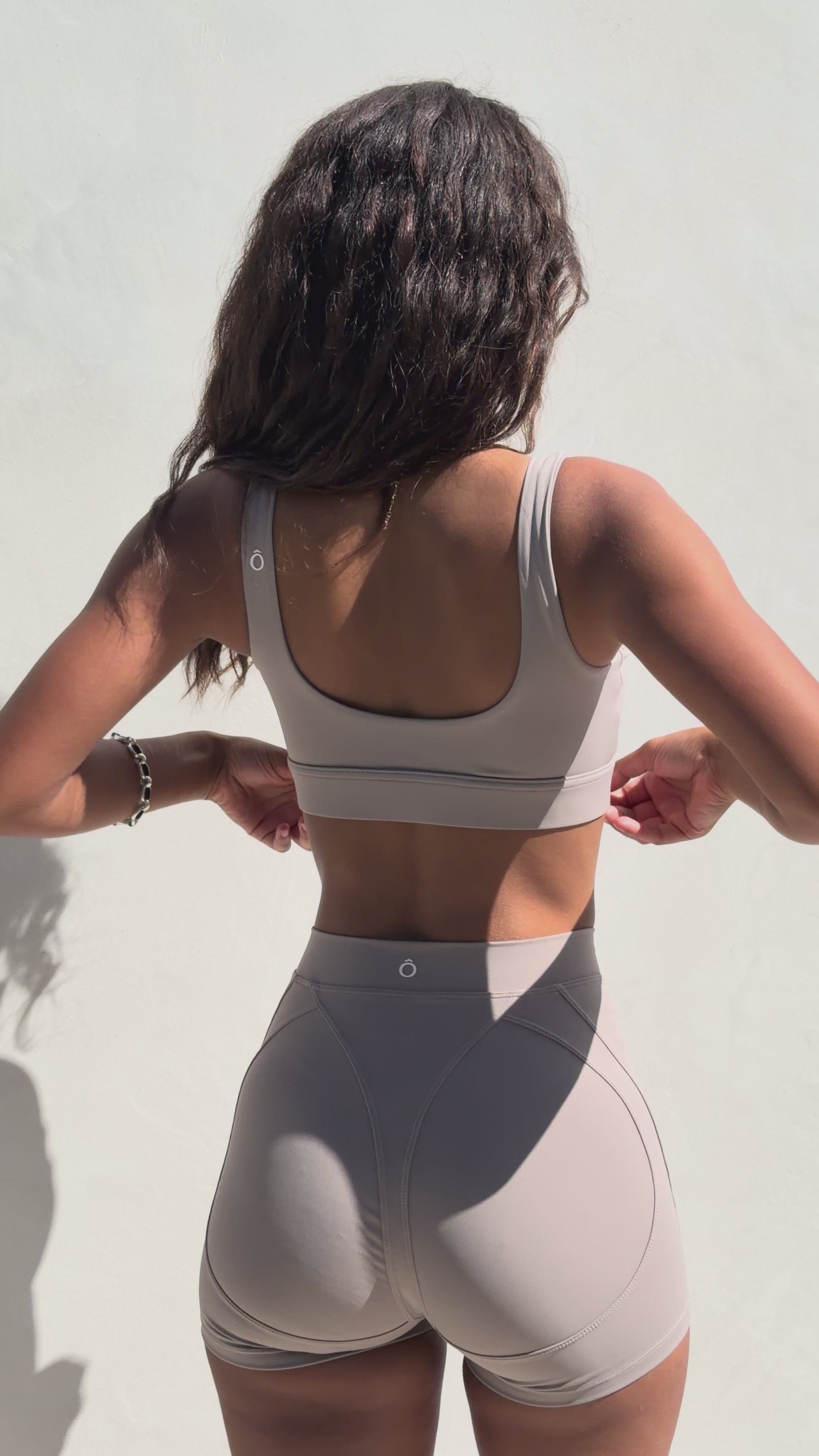 Bruna Top in Camel Gray, ÔNNE activewear
