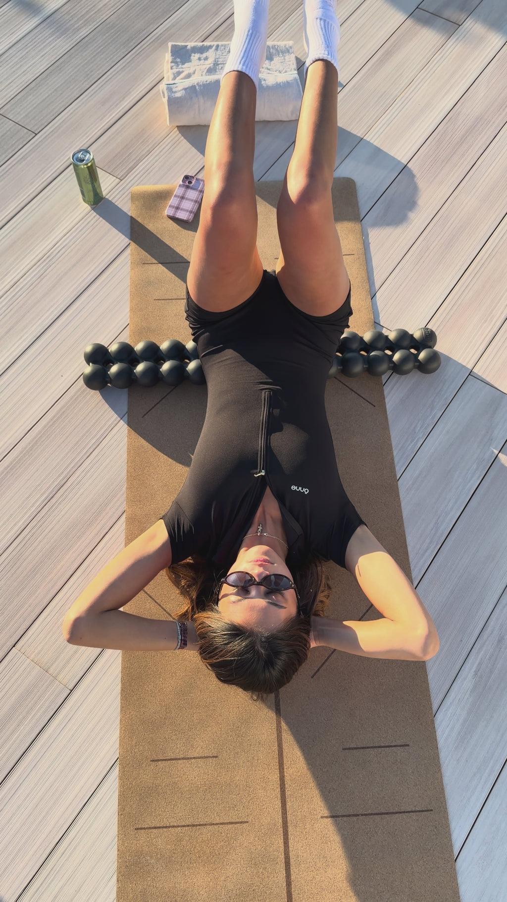 Elle Jumpsuit in Black, ÔNNE activewear